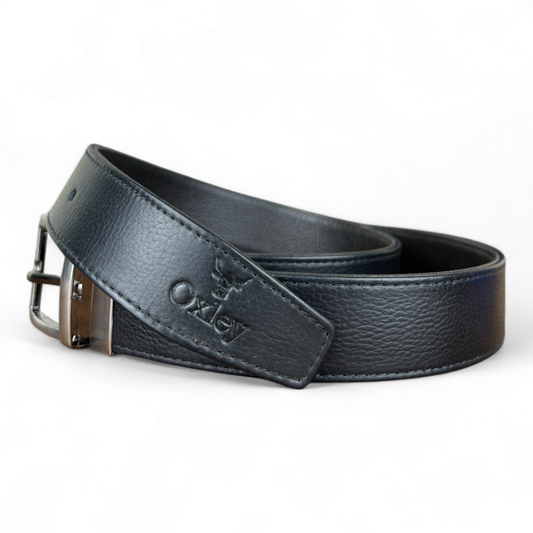 Legacy Leather Double Side Belt: Black & Brown