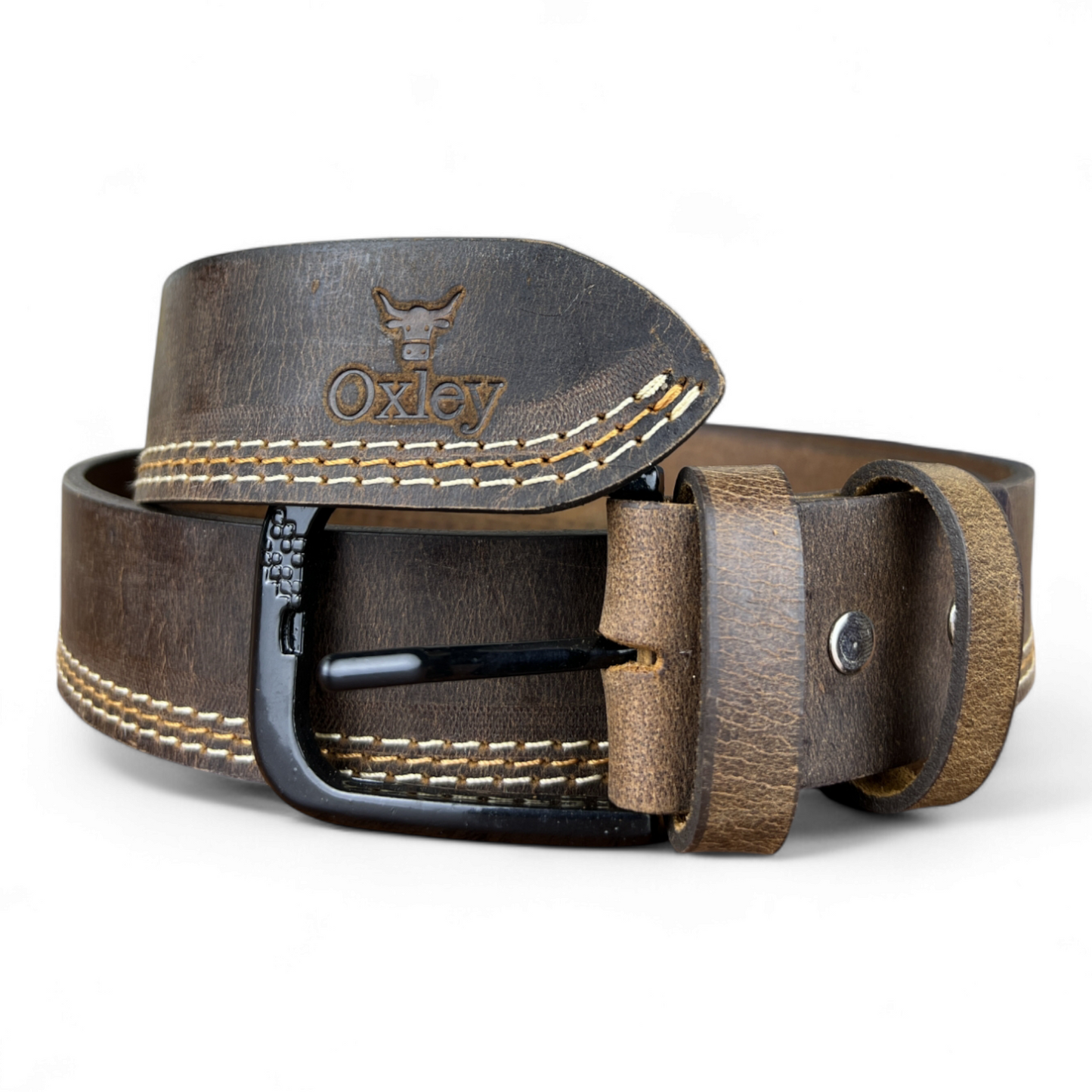 Sovereign Brown: Leather Belt