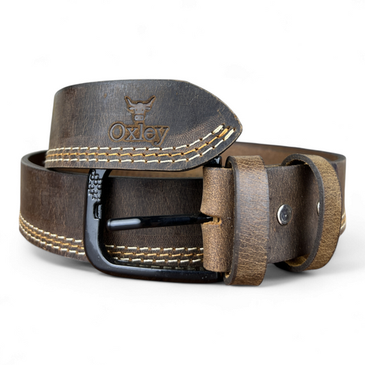 Sovereign Brown: Leather Belt