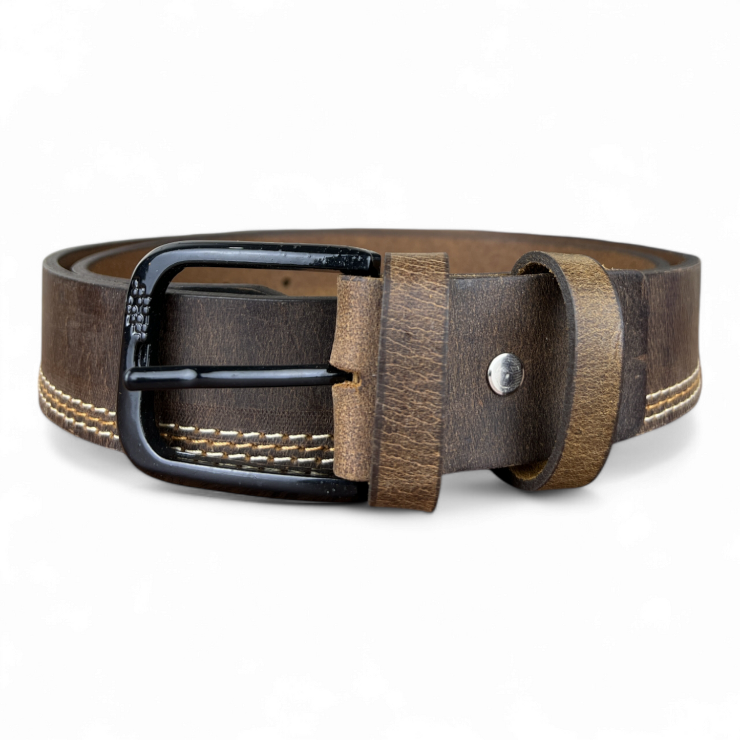 Sovereign Brown: Leather Belt