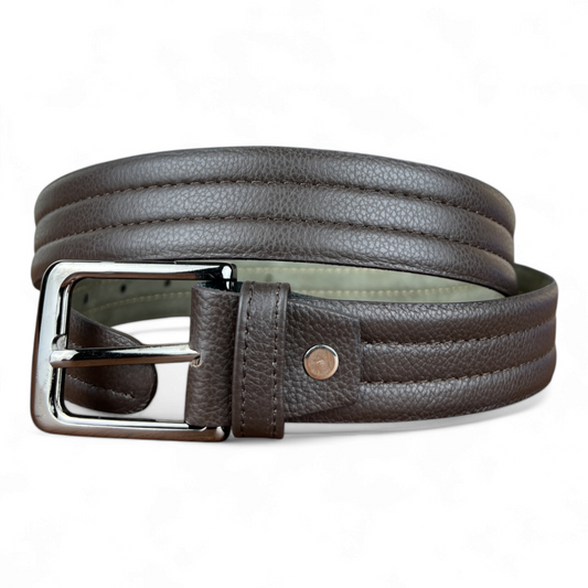 Eminence Brown: Leather Belt